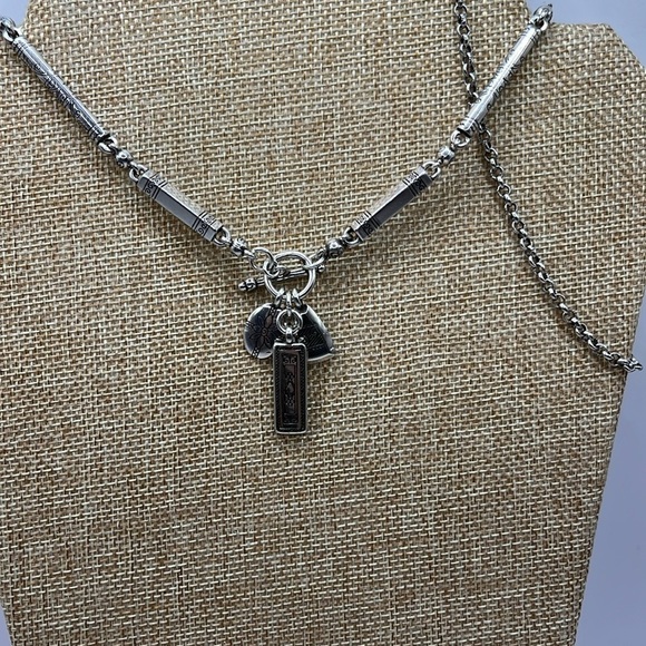 Brighton Charm Necklace Long 32” Length Toggle Closure Vintage Brighton - Picture 14 of 14